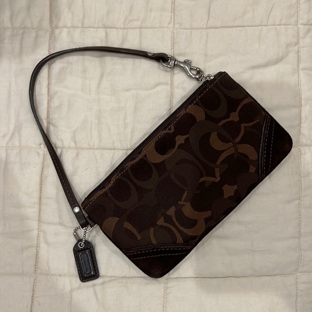 Coach style clutch / phone purse
